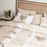 King Quilt Printed Quilt Set (Hearts)